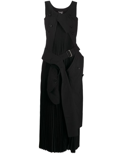 Junya Watanabe Comme Des Garçons Pre-Owned deconstructed pleated dress