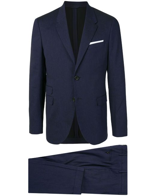 Neil Barrett notched lapels tailored suit