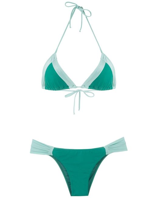 Brigitte Tatiana Melissa color block bikini set