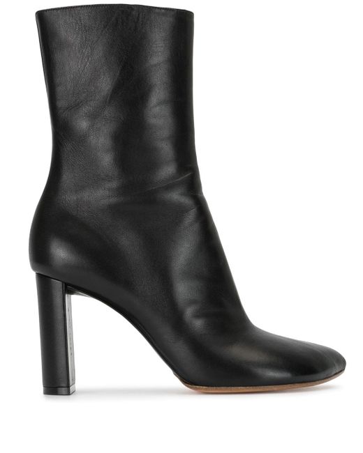 Y / Project pointed toe ankle boots