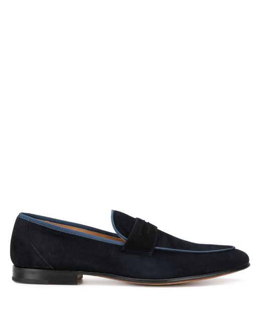 Stemar grosgrain-piped loafers