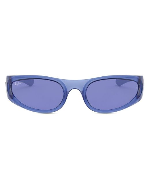 Ray-Ban RB4332 wraparound-frame sunglasses