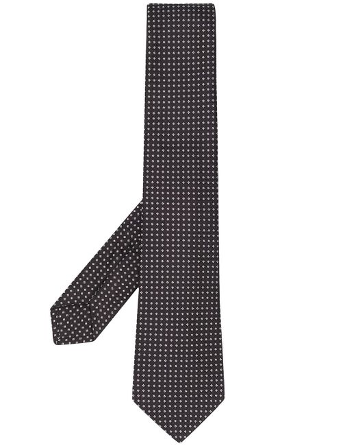 Kiton micro print tie