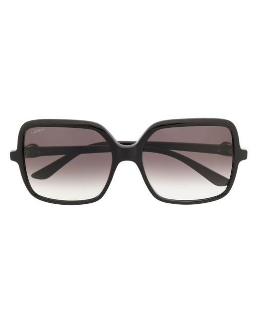Cartier C Décor square-frame sunglasses