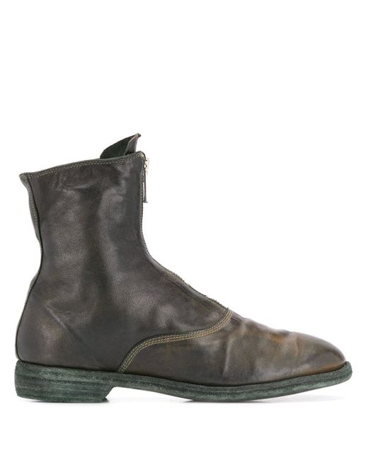 Guidi 210 front zip detail boots
