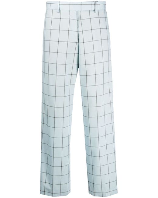 Paul Smith check wide-leg trousers