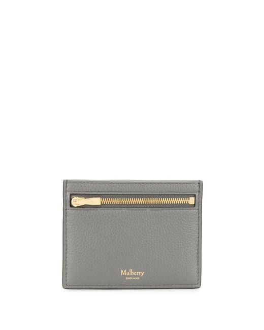 Mulberry compact logo cardholder