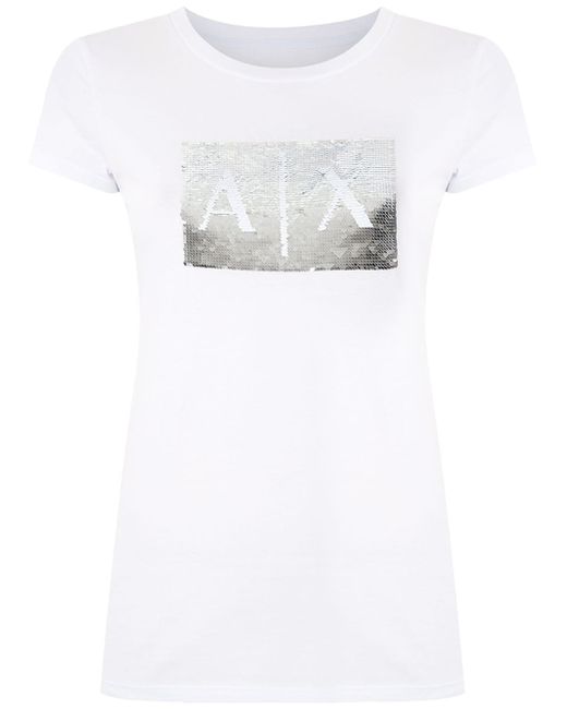Armani Exchange logo print T-shirt
