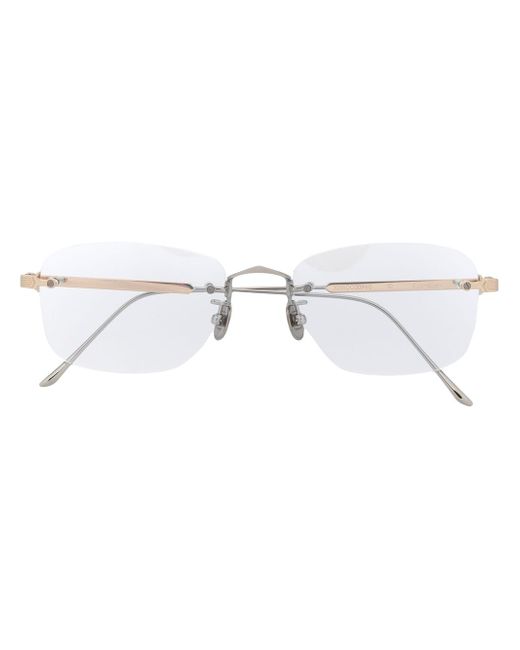 Cartier frameless oval glasses