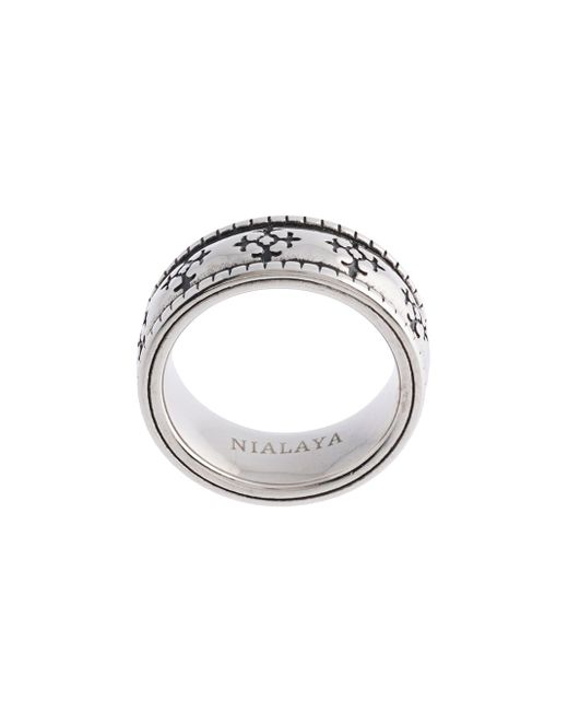 Nialaya Jewelry enameled ring