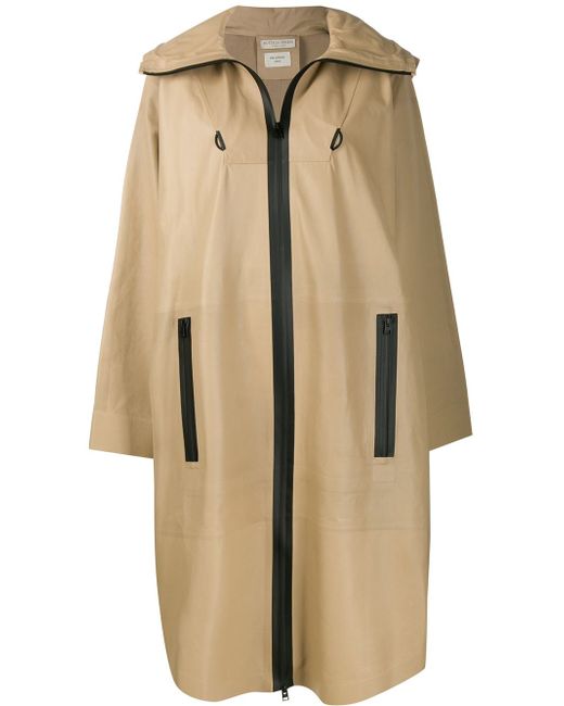Bottega Veneta voluminous hooded parka coat