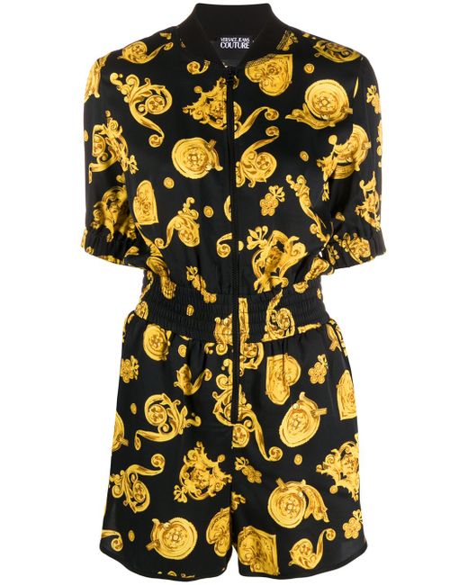 Versace Jeans Couture printed playsuit