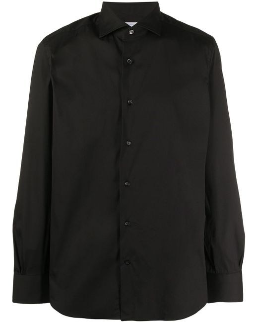 Mazzarelli fitted buttoned shirt