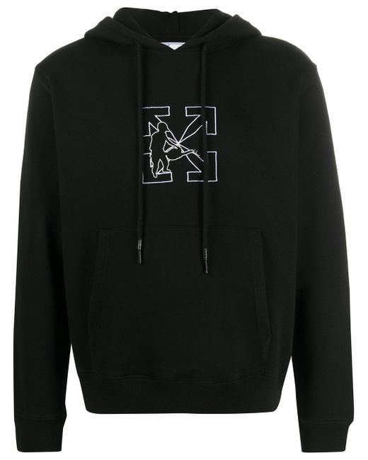 Off-White Arrows logo-print hoodie