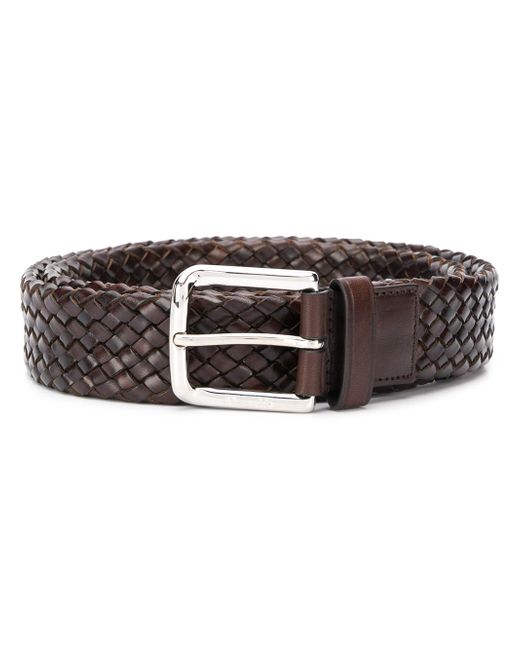 Church's square buckle woven belt