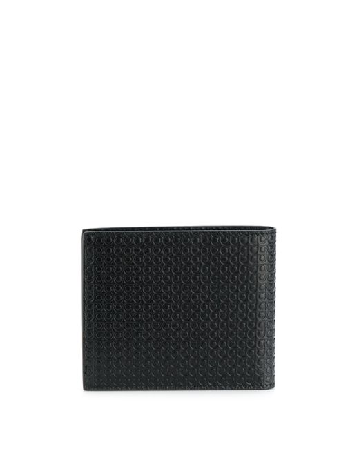 Salvatore Ferragamo logo embossed bi-fold wallet