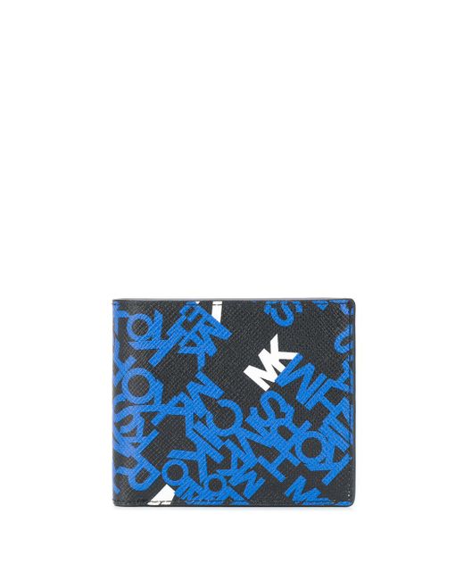 Michael Kors Collection Brooklyn logo crossgrain billfold wallet