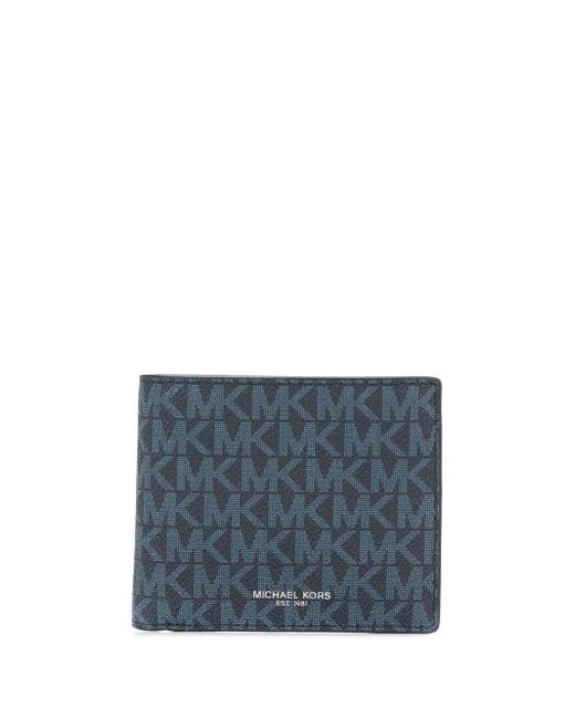 Michael Kors Collection Greyson logo billfold wallet with coin pocket