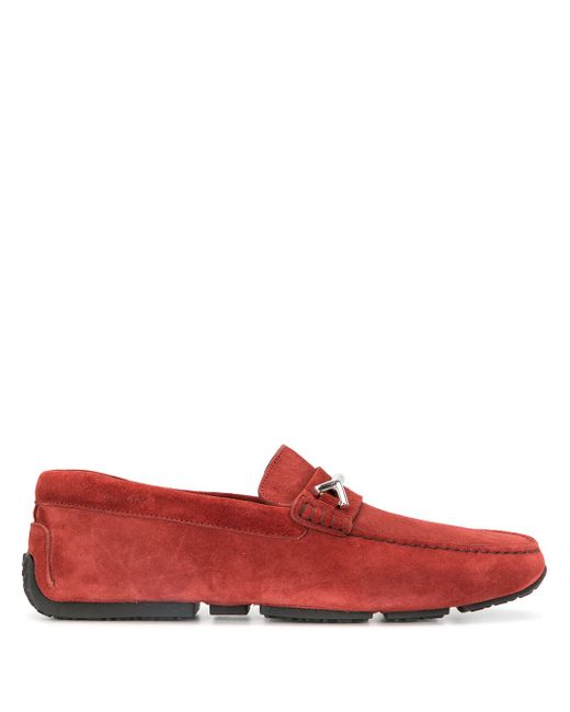 Bally woven-strap loafers