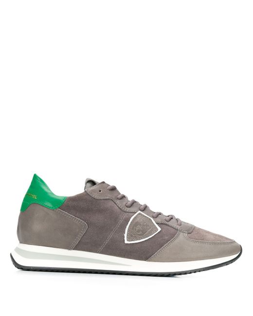 Philippe Model low panelled sneakers