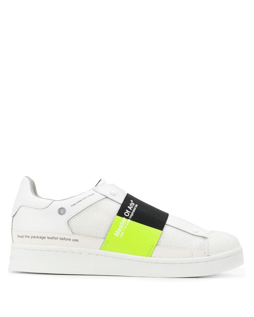 Moa Master Of Arts logo strap low-top sneakers