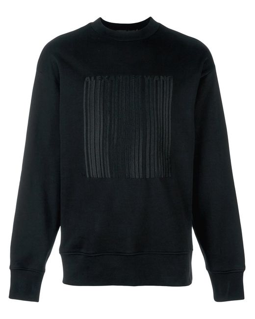 Alexander Wang logo barcode sweatshirt