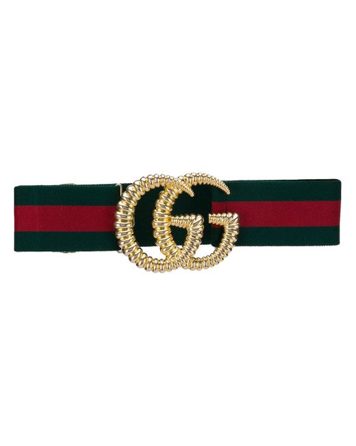 Gucci Web trim logo belt