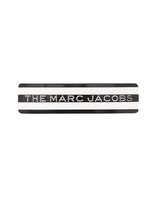 Marc Jacobs striped logo hair clip