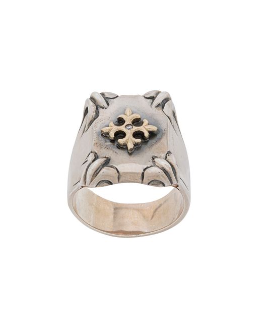 The Great Frog crest engraved ring