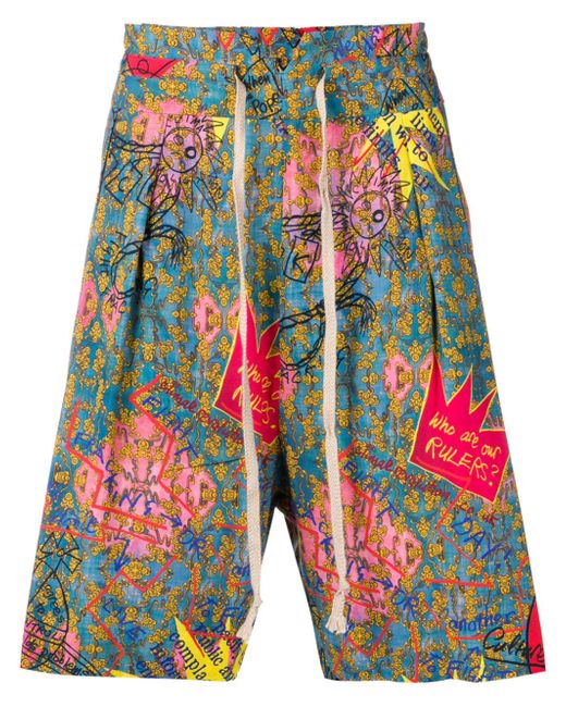Vivienne Westwood Samurai print bermuda shorts