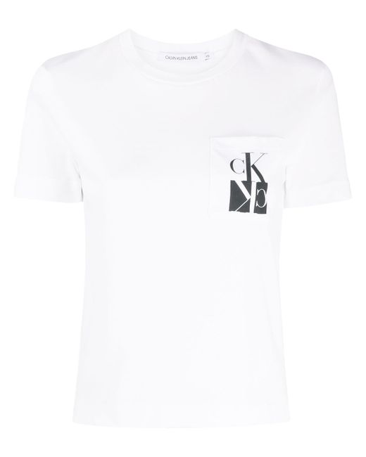 Ck Calvin Klein pocket logo T-shirt