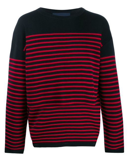 Juun.J striped long-sleeve sweater