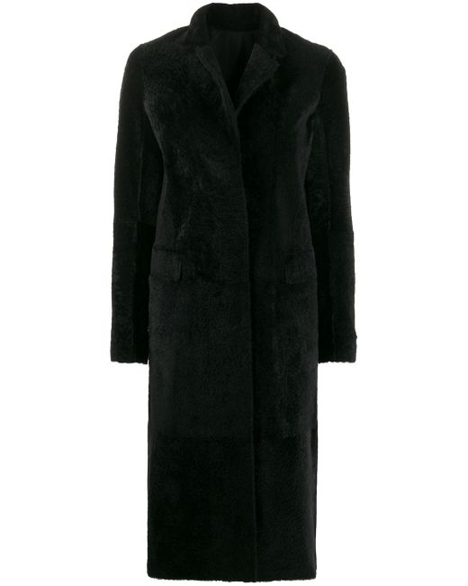 Sprung Frères single-breasted long coat