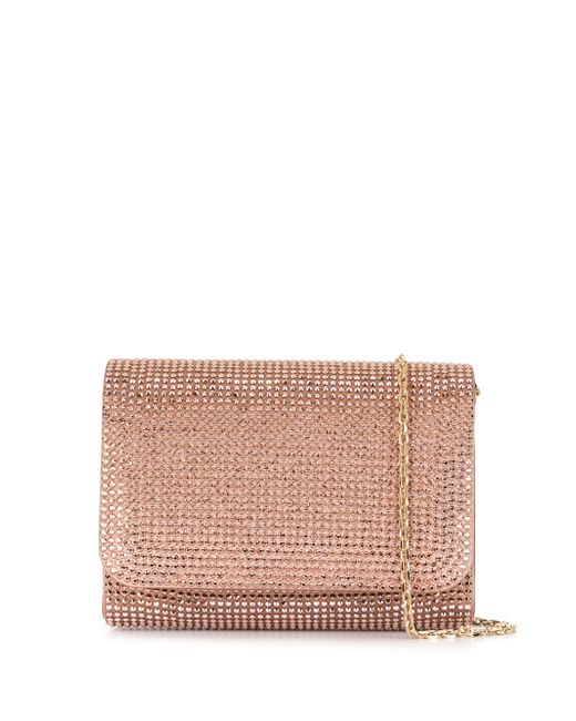 Rene Caovilla stain crystal embellished clutch