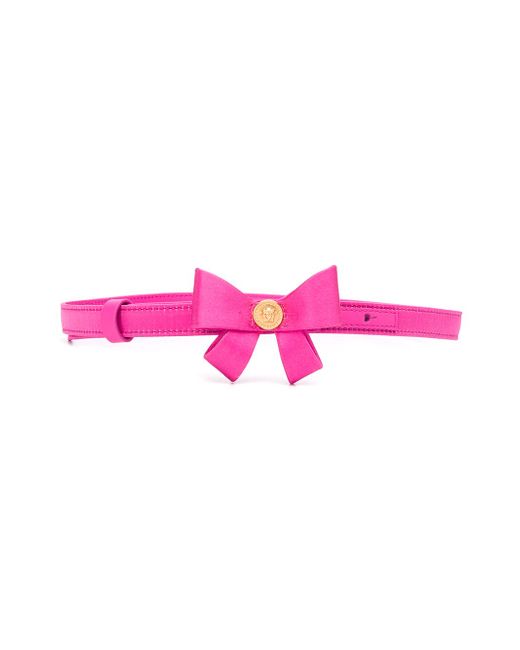 Young Versace bow detail belt