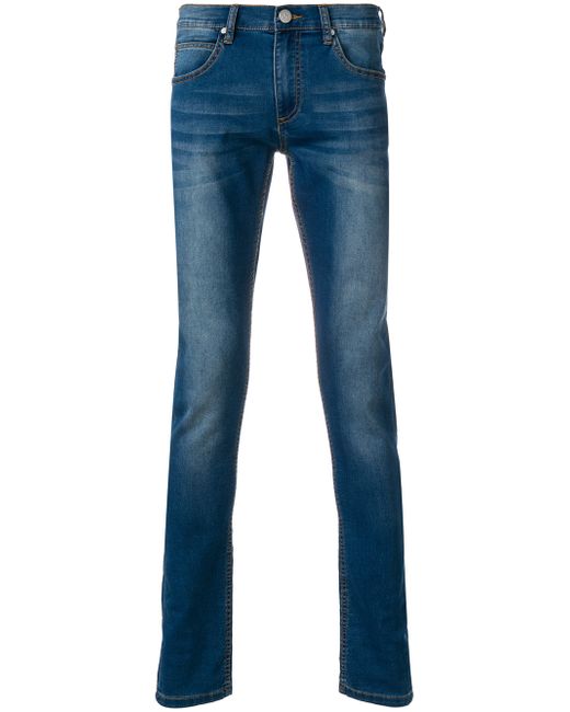Versace Jeans faded slim fit jeans