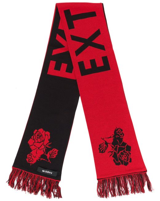 Misbhv logo rose scarf