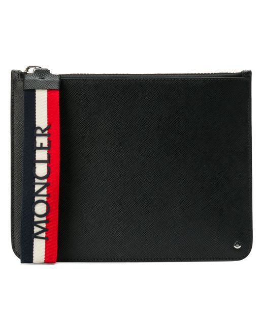 Moncler zipped logo wallet
