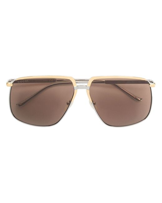 Gucci aviator style sunglasses