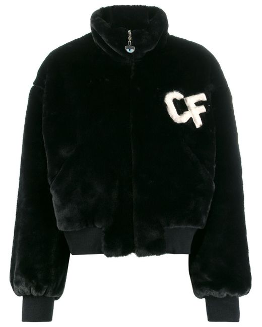Chiara Ferragni faux fur bomber jacket