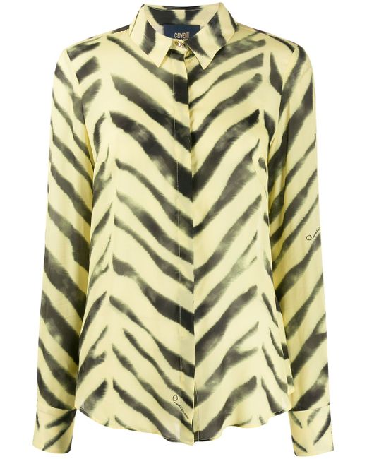 Class Roberto Cavalli zebra print loose-fit shirt