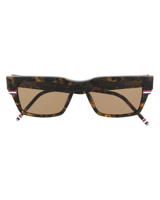 Thom Browne wrap-around rectangle sunglasses