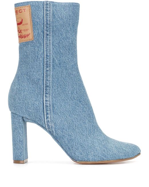 Y / Project denim ankle boots