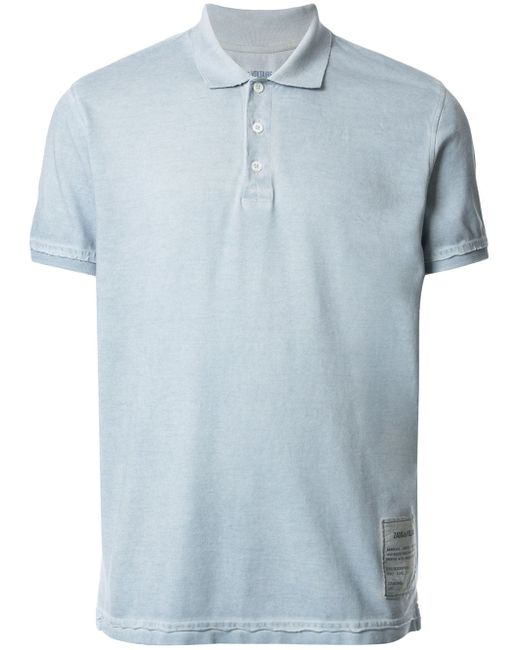 Zadig & Voltaire Trot logo patch polo shirt