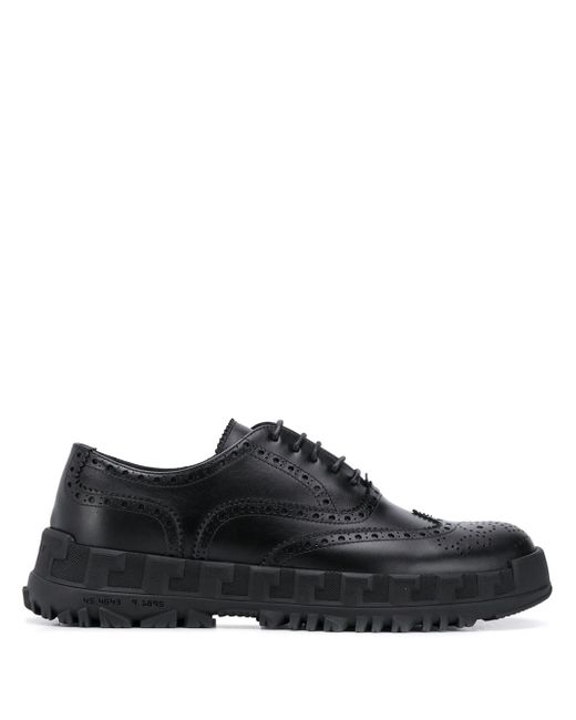 Versace chunky sole oxford shoes