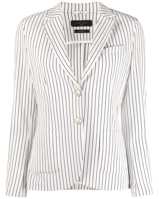 Circolo 1901 striped tailored blazer