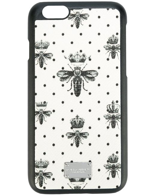 Dolce & Gabbana crown bee print iPhone 6 case