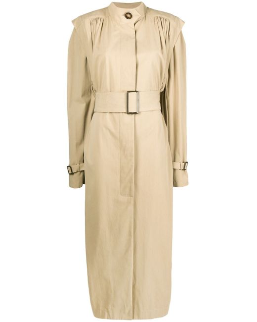 Attico oversized belted trench coat