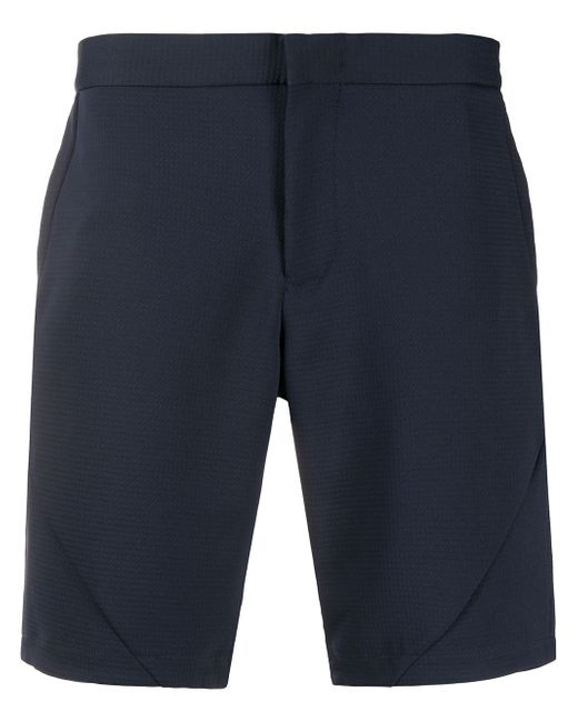 Boss textured Bermuda shorts