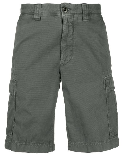 Incotex patch detail cargo shorts